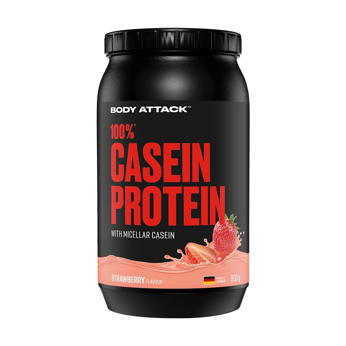 Body Attack 100 % Casein Protein – Strawberry