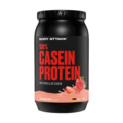 Body Attack 100 % Casein Protein – Strawberry