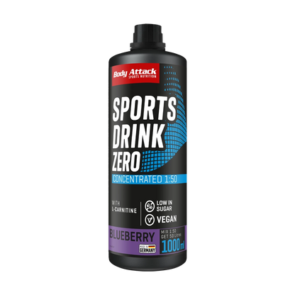 Body Attack Sports Drink Zero – Blueberry