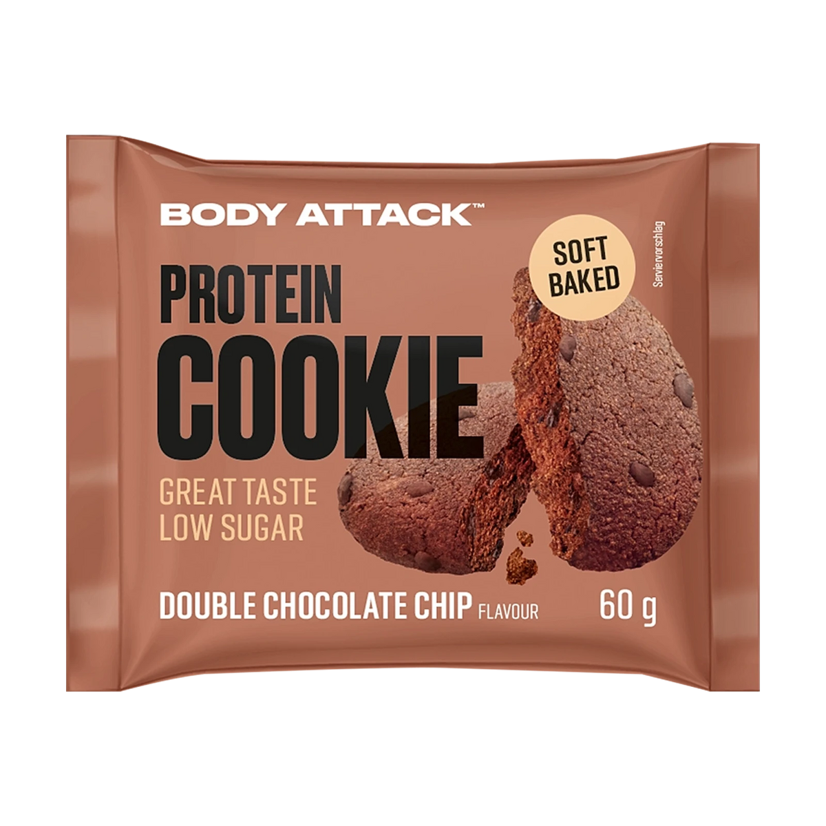 Body Attack Protein Cookie – Double Chocolate Chip