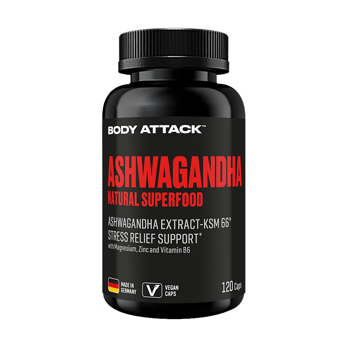 Body Attack Ashwagandha Kapseln