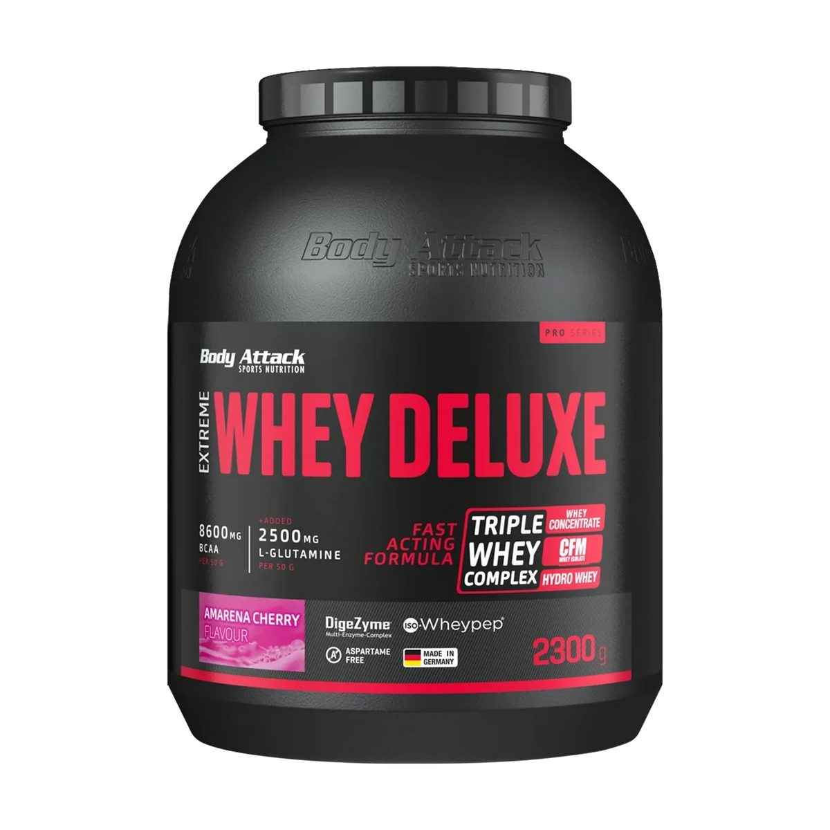 Body Attack Extreme Whey Deluxe – Amarena Cherry
