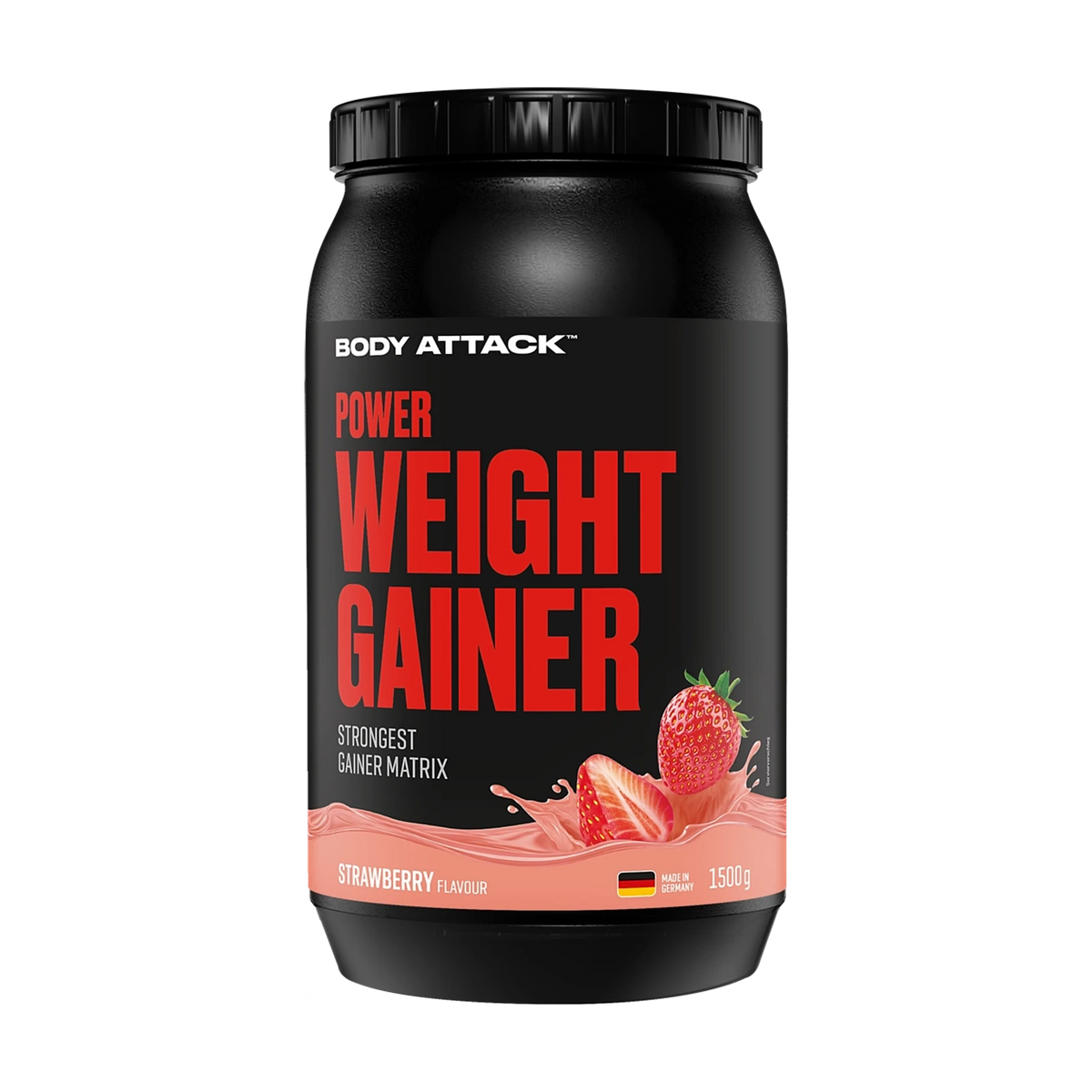 Body Attack Power Weight Gainer – Strawberry