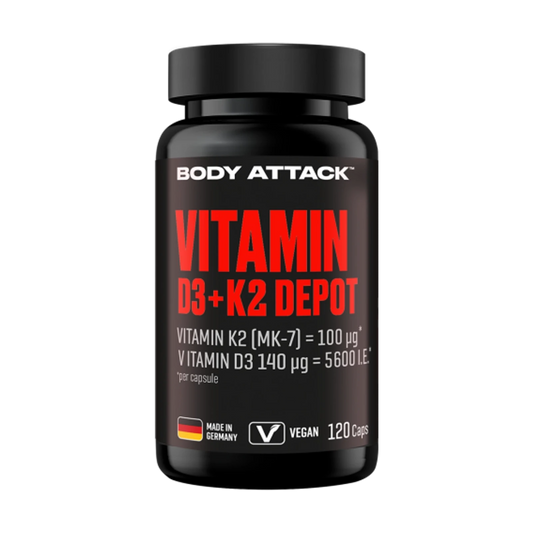 Body Attack Vitamin D3 + K2 Depot