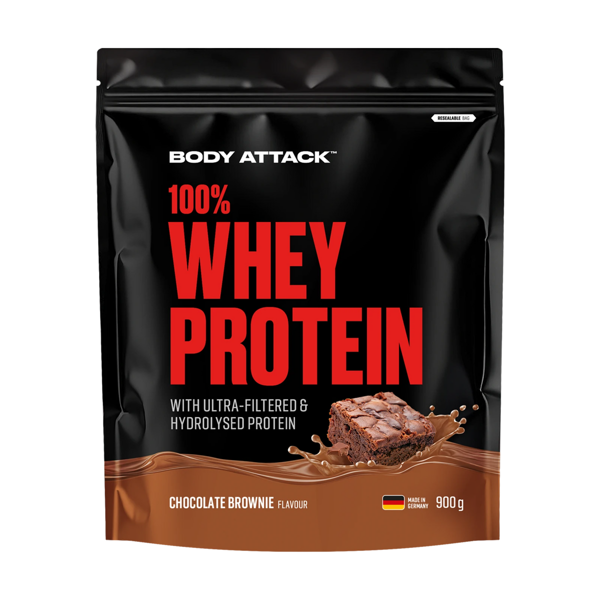 Body Attack 100 % Whey Protein – Chocolate Brownie