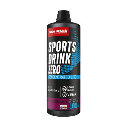 Body Attack Sports Drink Zero – Black Currant
