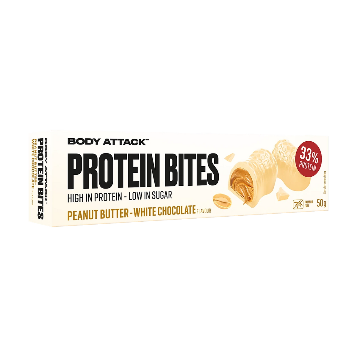 Body Attack Protein Bites – Peanut Butter White Chocolate