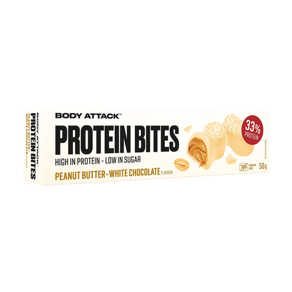 Body Attack Protein Bites – Peanut Butter White Chocolate