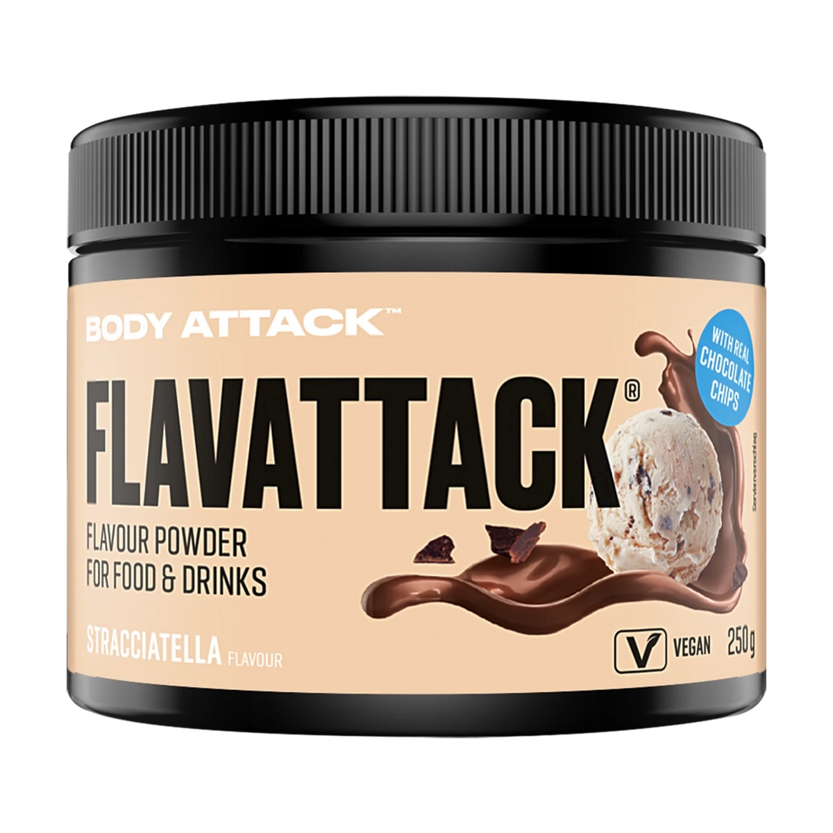 Body Attack Flavattack – Stracciatella vegan