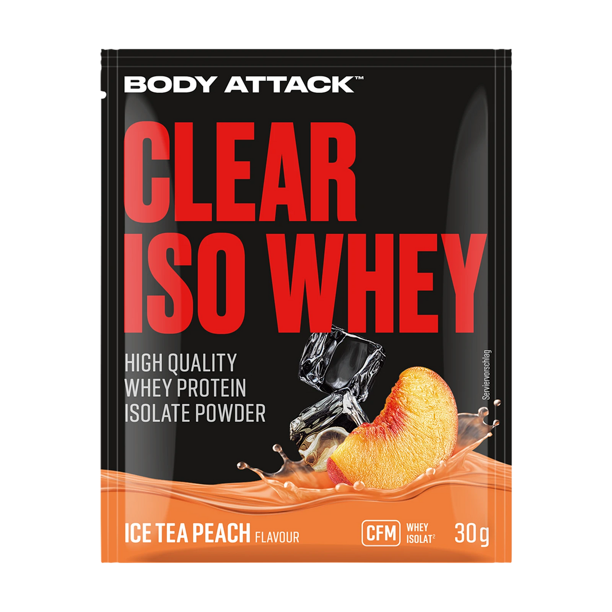 Body Attack Clear Iso Whey Probe – Clear Iso Whey Ice Tea Peach