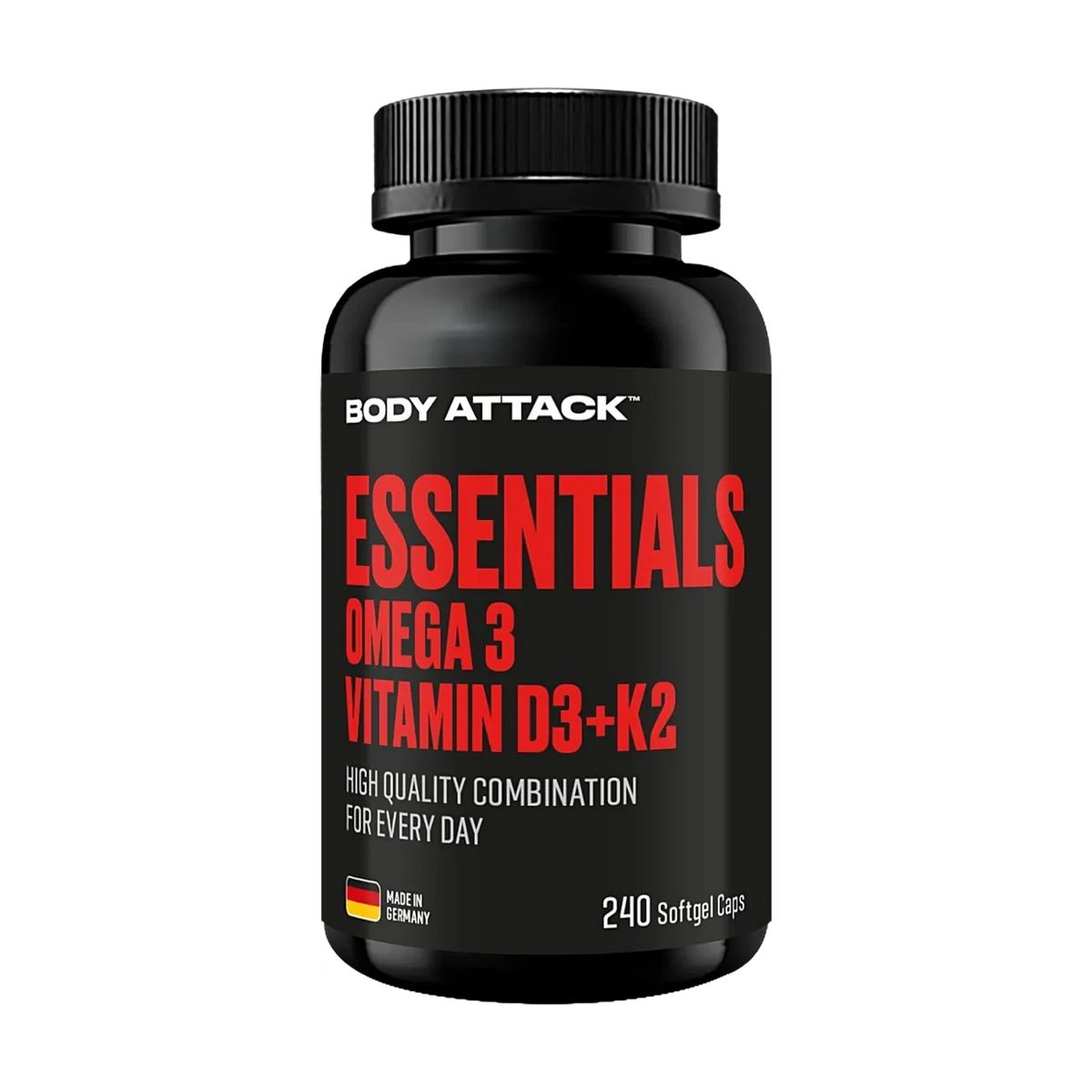 Body Attack Essentials Omega 3 + D3 + K2