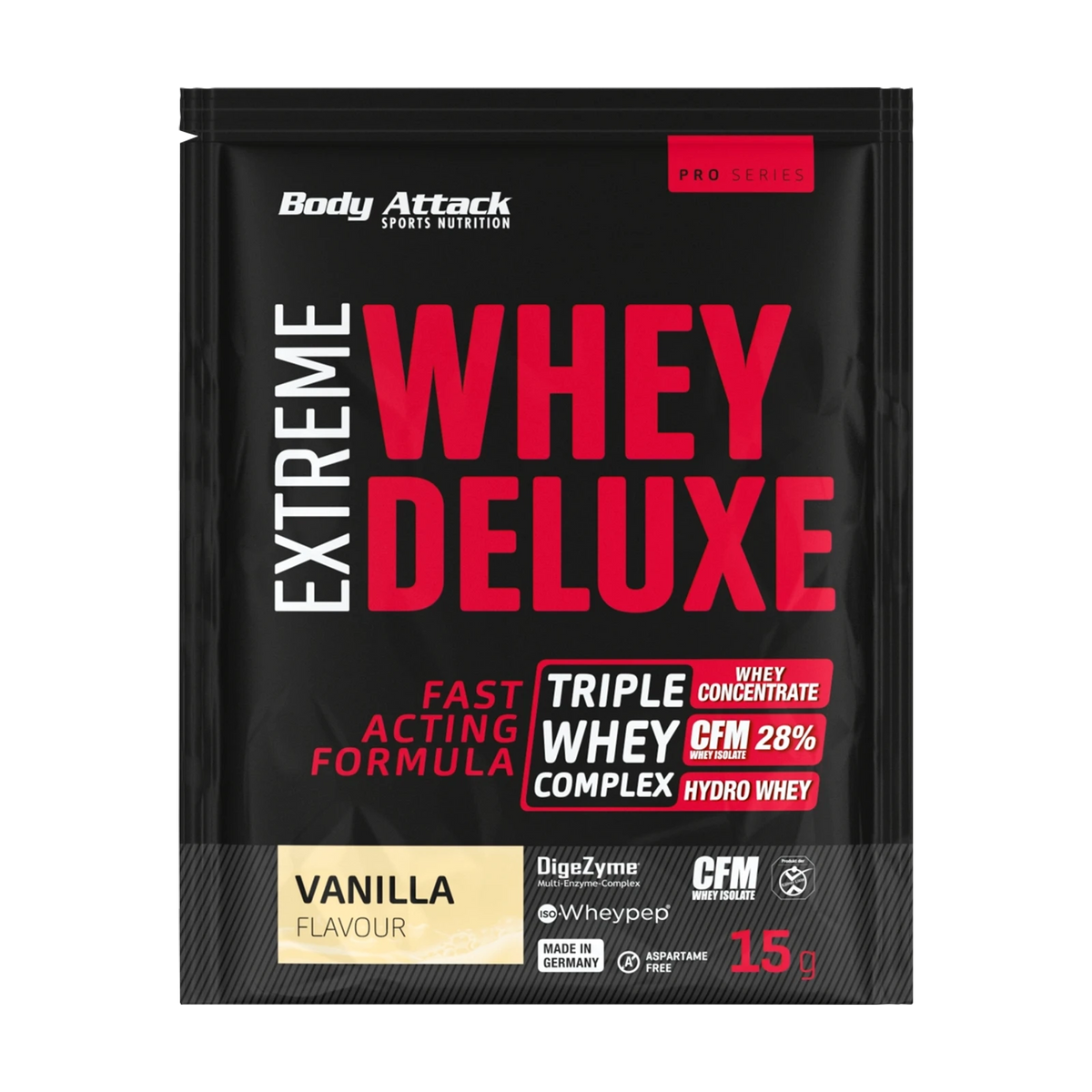 Body Attack Extreme Whey Deluxe Probe – Vanilla