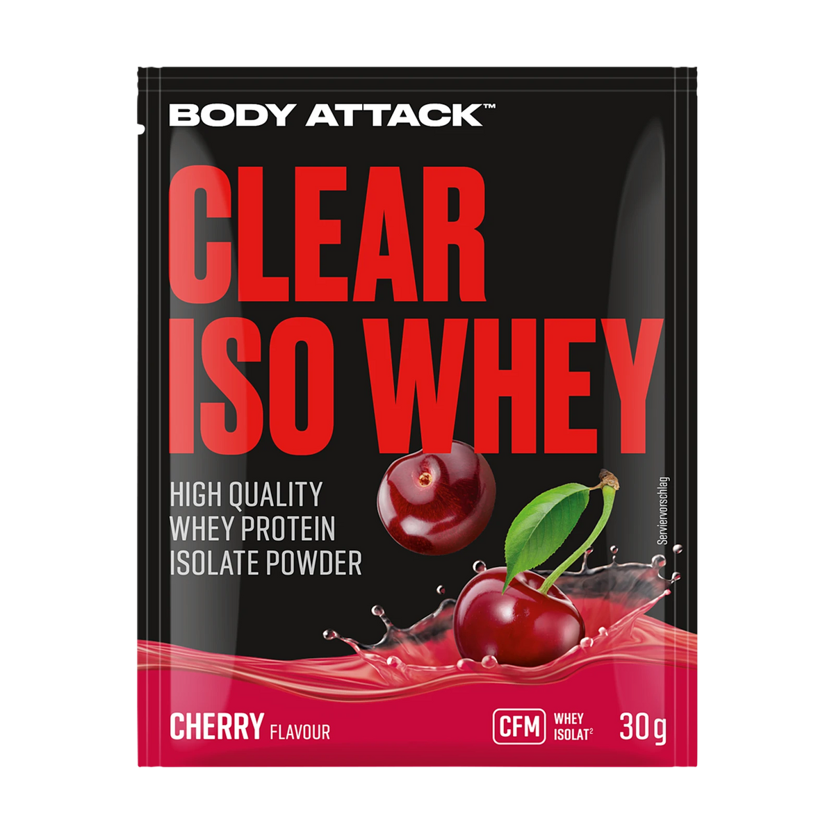 Body Attack Clear Iso Whey Probe – Clear Iso Whey Cherry