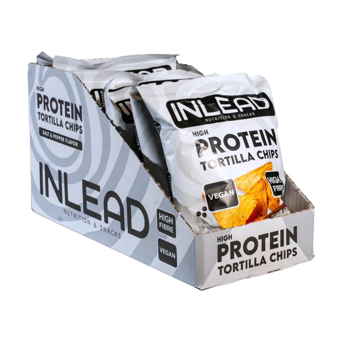 Inlead High Protein Tortilla Chips – Salt & Pepper