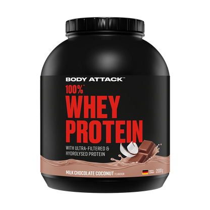 Body Attack 100 % Whey Protein – Milk Chocolate Coconut