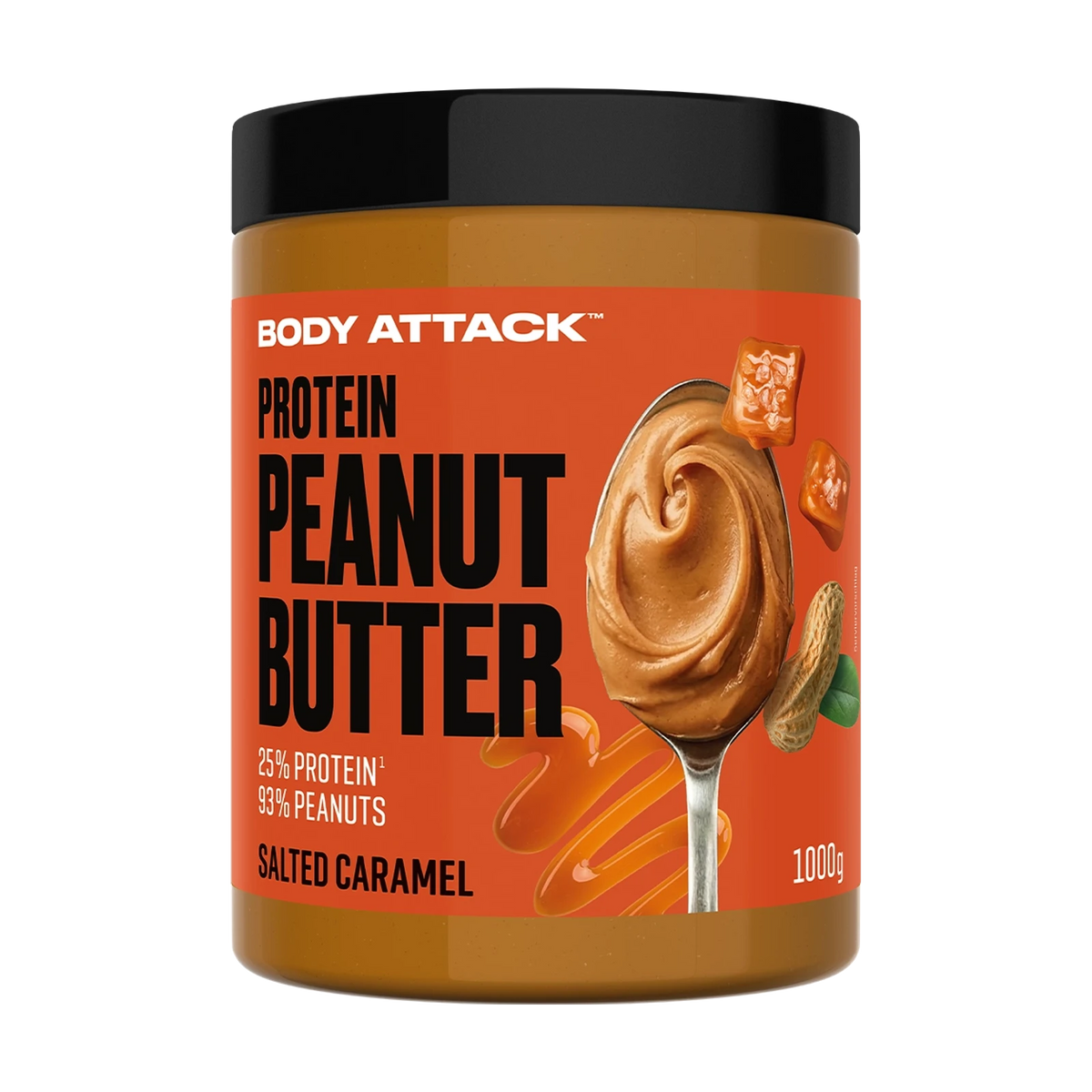 Body Attack Protein Peanut Butter – Salted Caramel