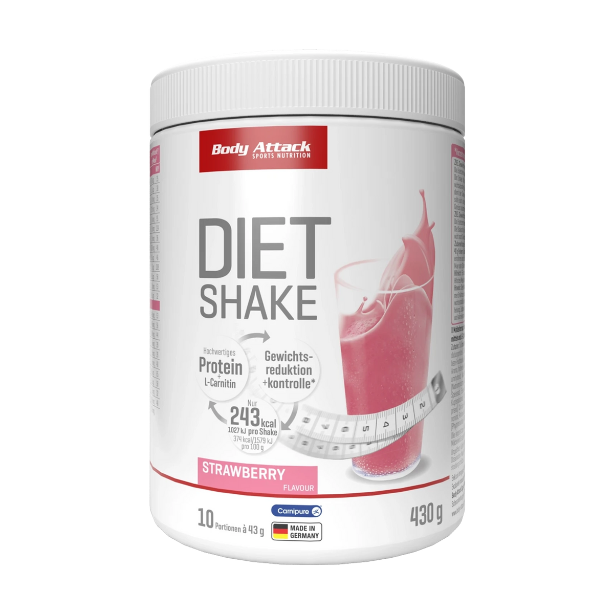 Body Attack Diet Shake – Strawberry Yoghurt