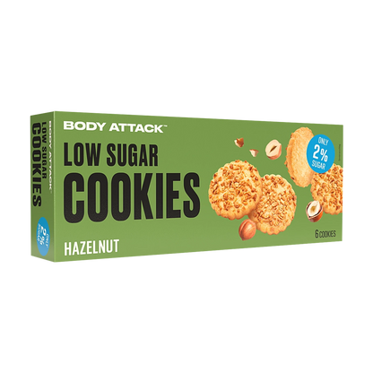 Body Attack Low Sugar Cookies – Hazelnut