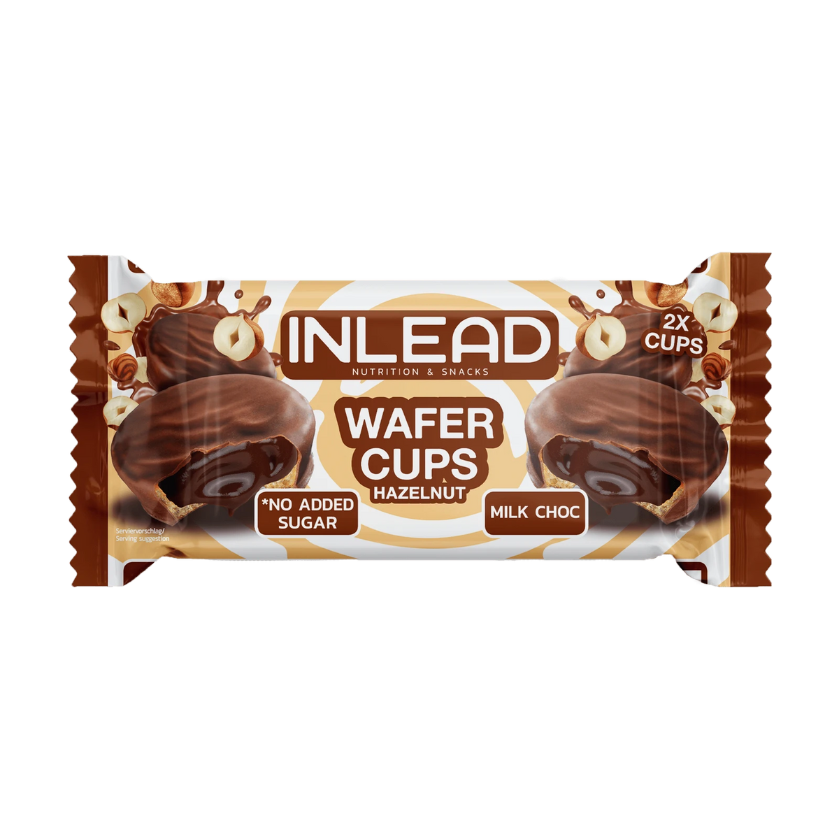 Inlead Wafer Cups – Hazelnut Milk Choc