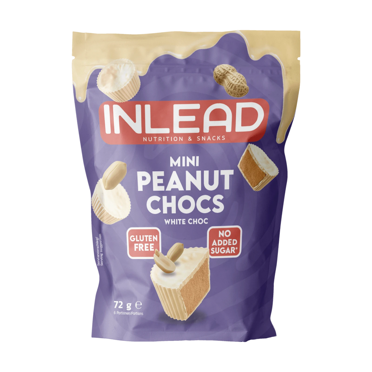 Inlead Mini Peanut Chocs – White Choc