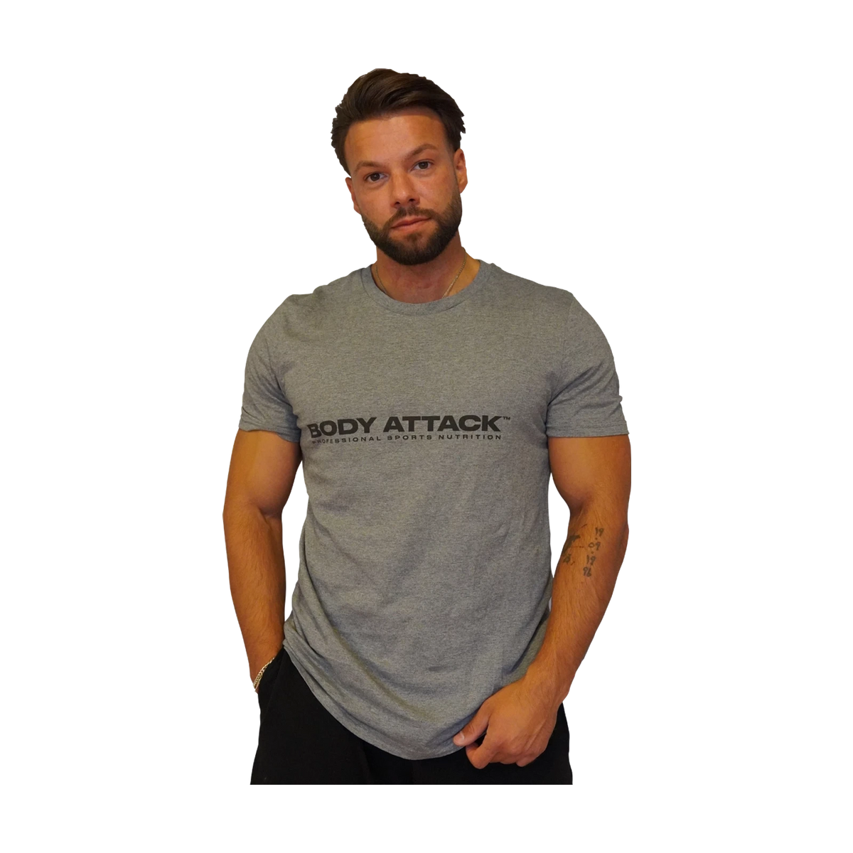 Body Attack T-Shirt – Grau