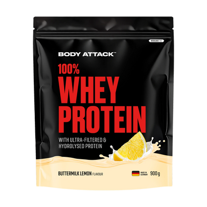 Body Attack 100 % Whey Protein – Buttermilk Lemon