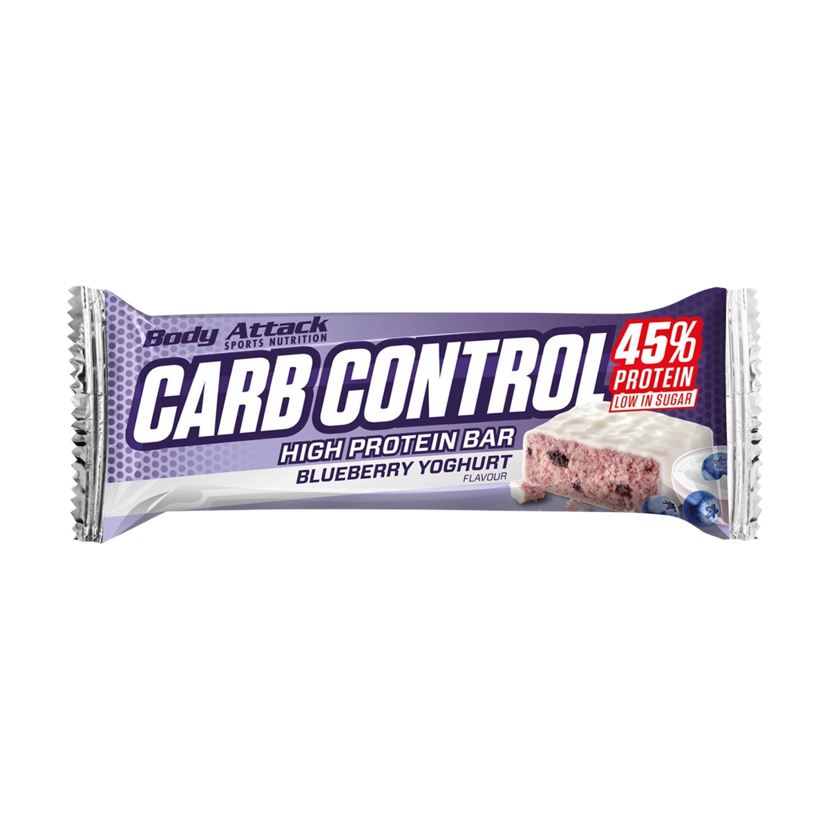 Body Attack Carb Control Proteinriegel – Blueberry Yoghurt