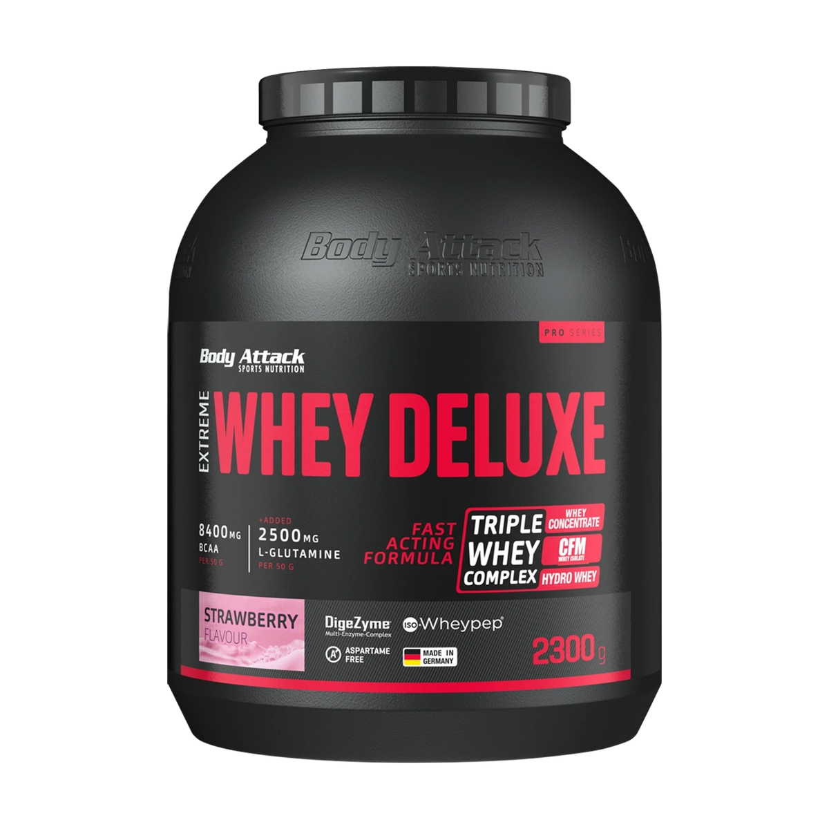 Body Attack Extreme Whey Deluxe – Strawberry